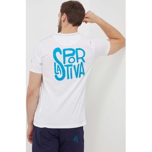 T-shirt La Sportiva z bawełny w młodzieżowym stylu