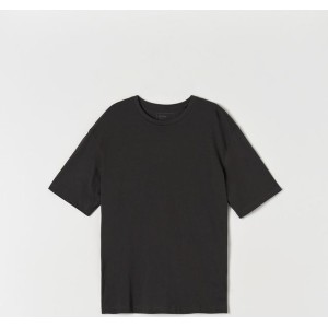 Czarny t-shirt Sinsay z bawełny