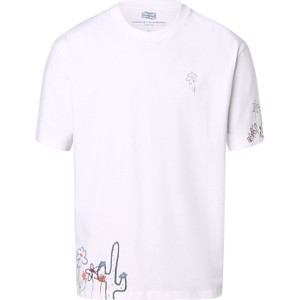 T-shirt Finshley & Harding z krótkim rękawem z nadrukiem z bawełny