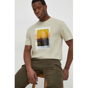 T-shirt Calvin Klein z nadrukiem w młodzieżowym stylu z bawełny