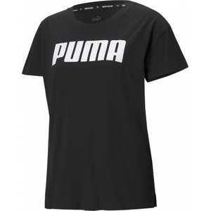 Czarna bluzka Puma z bawełny w sportowym stylu