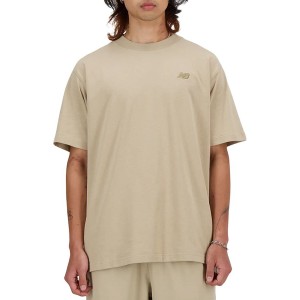 T-shirt New Balance z bawełny w stylu casual z krótkim rękawem