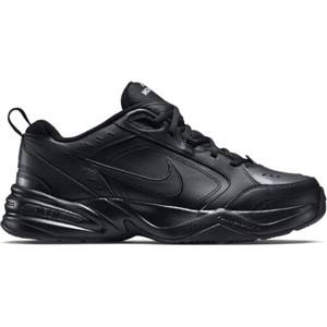 Czarne buty sportowe Nike ze skóry w sportowym stylu