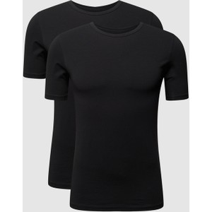 Czarny t-shirt McNeal z bawełny z krótkim rękawem