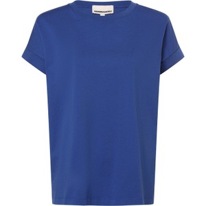 Niebieski t-shirt ARMEDANGELS z krótkim rękawem