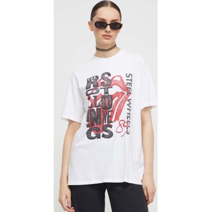 T-shirt Abercrombie & Fitch z nadrukiem w młodzieżowym stylu