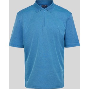 Niebieska koszulka polo Christian Berg z krótkim rękawem