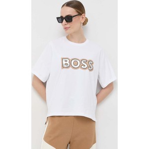 Bluzka Hugo Boss z krótkim rękawem w młodzieżowym stylu