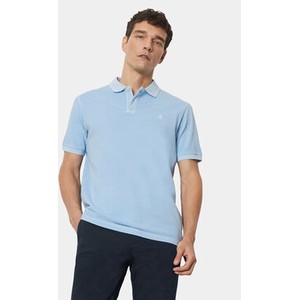 Niebieska koszulka polo Marc O'Polo z krótkim rękawem