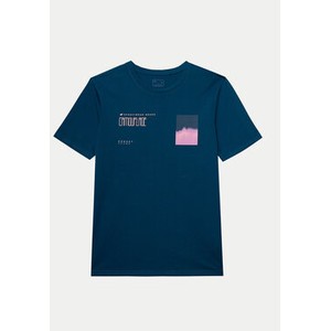 Niebieski t-shirt 4F w młodzieżowym stylu