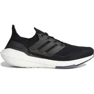 Czarne buty sportowe Adidas ultraboost sznurowane z płaską podeszwą