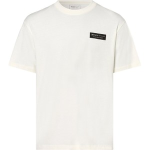 T-shirt Tom Tailor Denim z nadrukiem z bawełny z krótkim rękawem