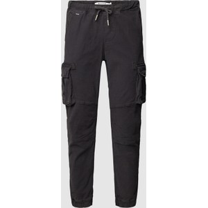 Czarne spodnie Review z bawełny w stylu casual