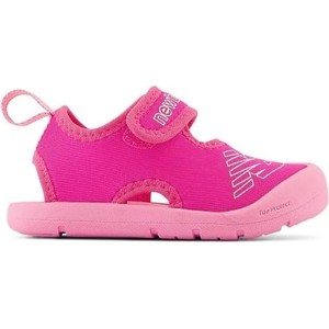 Różowe buty dziecięce letnie New Balance na rzepy dla dziewczynek