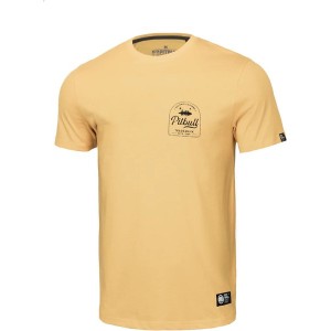 Żółty t-shirt Pitbull West Coast w młodzieżowym stylu