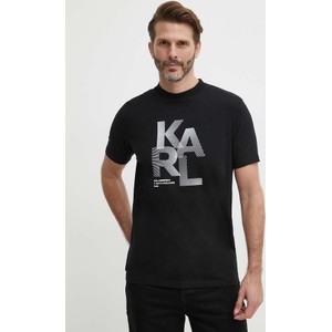 T-shirt Karl Lagerfeld w młodzieżowym stylu