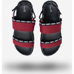 Czerwone sandały Kubota