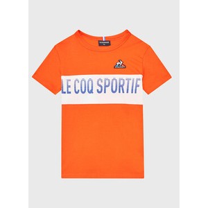 Pomarańczowa koszulka dziecięca Le Coq Sportif