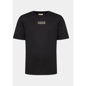 Czarny t-shirt Outhorn z krótkim rękawem w stylu casual
