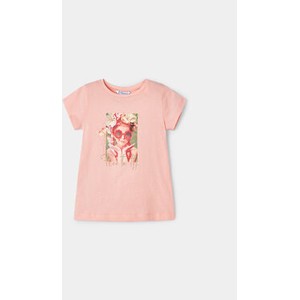 Różowa koszulka dziecięca Mayoral dla chłopców
