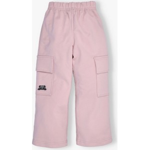 Różowe spodnie dziecięce Pandamello