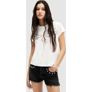 T-shirt AllSaints z krótkim rękawem w młodzieżowym stylu z okrągłym dekoltem