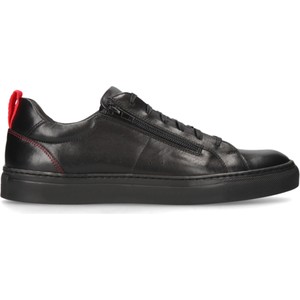 Conhpol Czarne sneakersy męskie Fotyn z naturalnej skóry licowej, Konopka Shoes