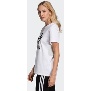 T-shirt Adidas z krótkim rękawem z okrągłym dekoltem