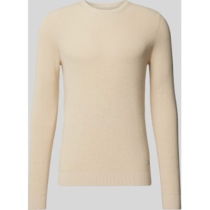 Sweter Blend w stylu casual z okrągłym dekoltem z bawełny