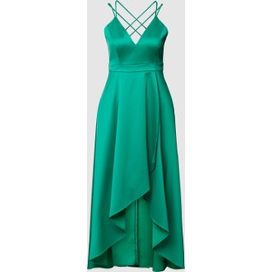 Zielona sukienka Jake*s maxi z dekoltem w kształcie litery v