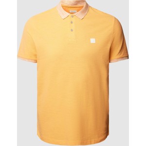 Żółty t-shirt Tom Tailor z bawełny z krótkim rękawem