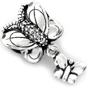 Lovrin srebrna zawieszka 925 beads motylek motyl