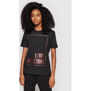 Czarny t-shirt Love Moschino