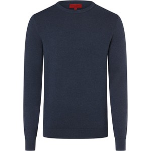 Niebieski sweter Finshley & Harding z okrągłym dekoltem