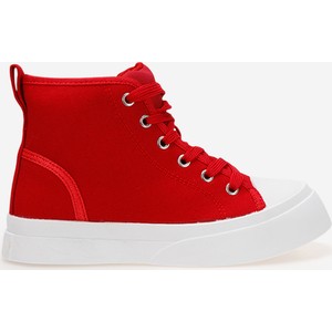 Czerwone buty sportowe dziecięce Zapatos sznurowane