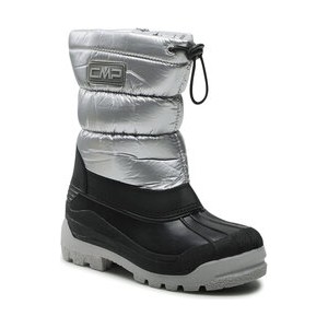 Srebrne buty dziecięce zimowe CMP sznurowane