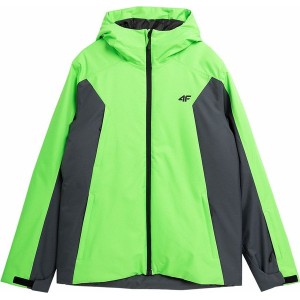 Zielona kurtka 4F krótka w sportowym stylu