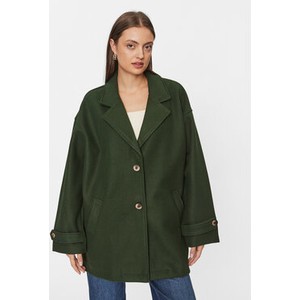 Zielony płaszcz Noisy May w stylu casual