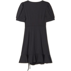 Czarna sukienka Cropp z krótkim rękawem w stylu casual z dzianiny