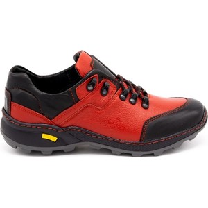 Czerwone buty trekkingowe Buty Olivier