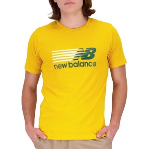 T-shirt New Balance w młodzieżowym stylu z krótkim rękawem