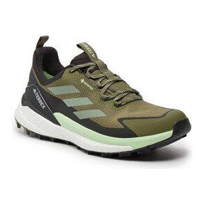 Zielone buty trekkingowe Adidas z goretexu