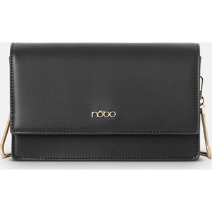 Czarna torebka NOBO średnia w stylu glamour matowa