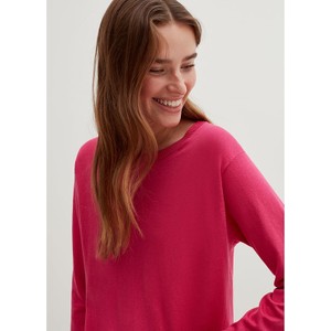 Różowy sweter Stefanel z jedwabiu