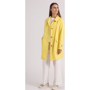 Żółty płaszcz Schneiders w stylu casual bez kaptura