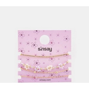 Sinsay - Bransoletki 4 pack - złoty