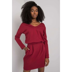 Czerwona sukienka 5.10.15 z bawełny w stylu casual mini