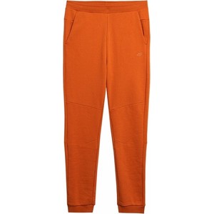 Pomarańczowe spodnie 4F w sportowym stylu