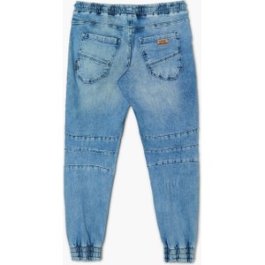 Niebieskie jeansy Cropp w młodzieżowym stylu z bawełny