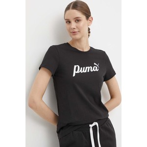T-shirt Puma z krótkim rękawem w sportowym stylu z bawełny